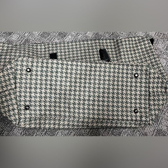 Lulu Dharma Traveler Weekender Tote Bag, Teal/Beige NWT Still in pkg - Picture 8 of 14